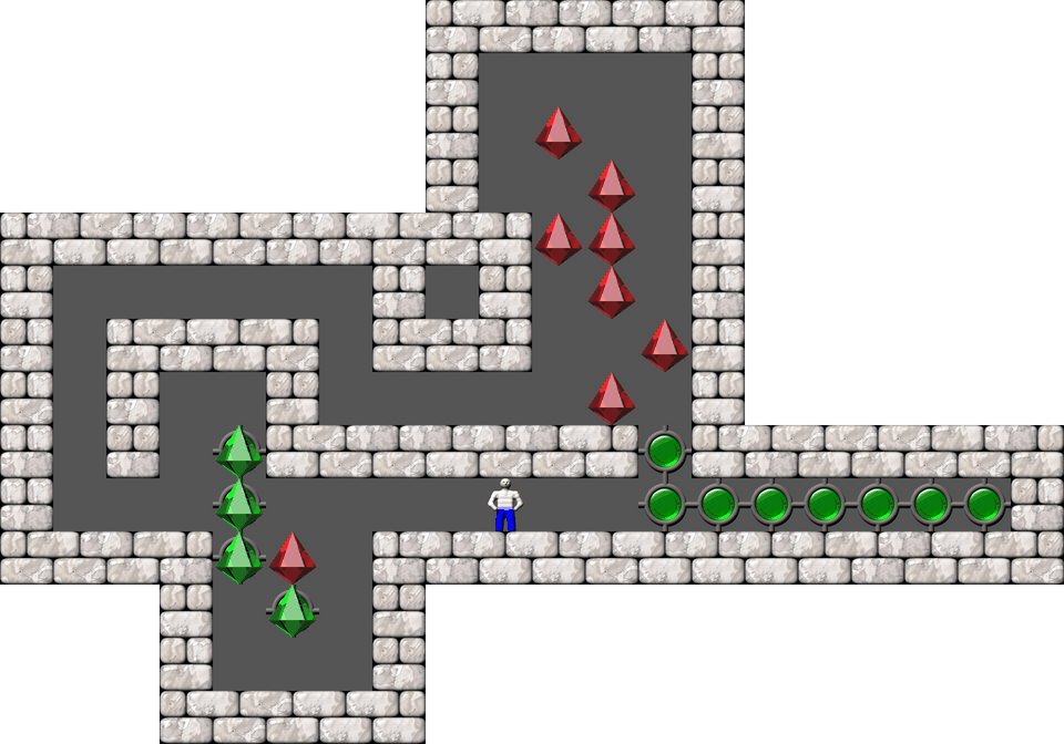 Sokoban Ghislain Martin Arranged level 22